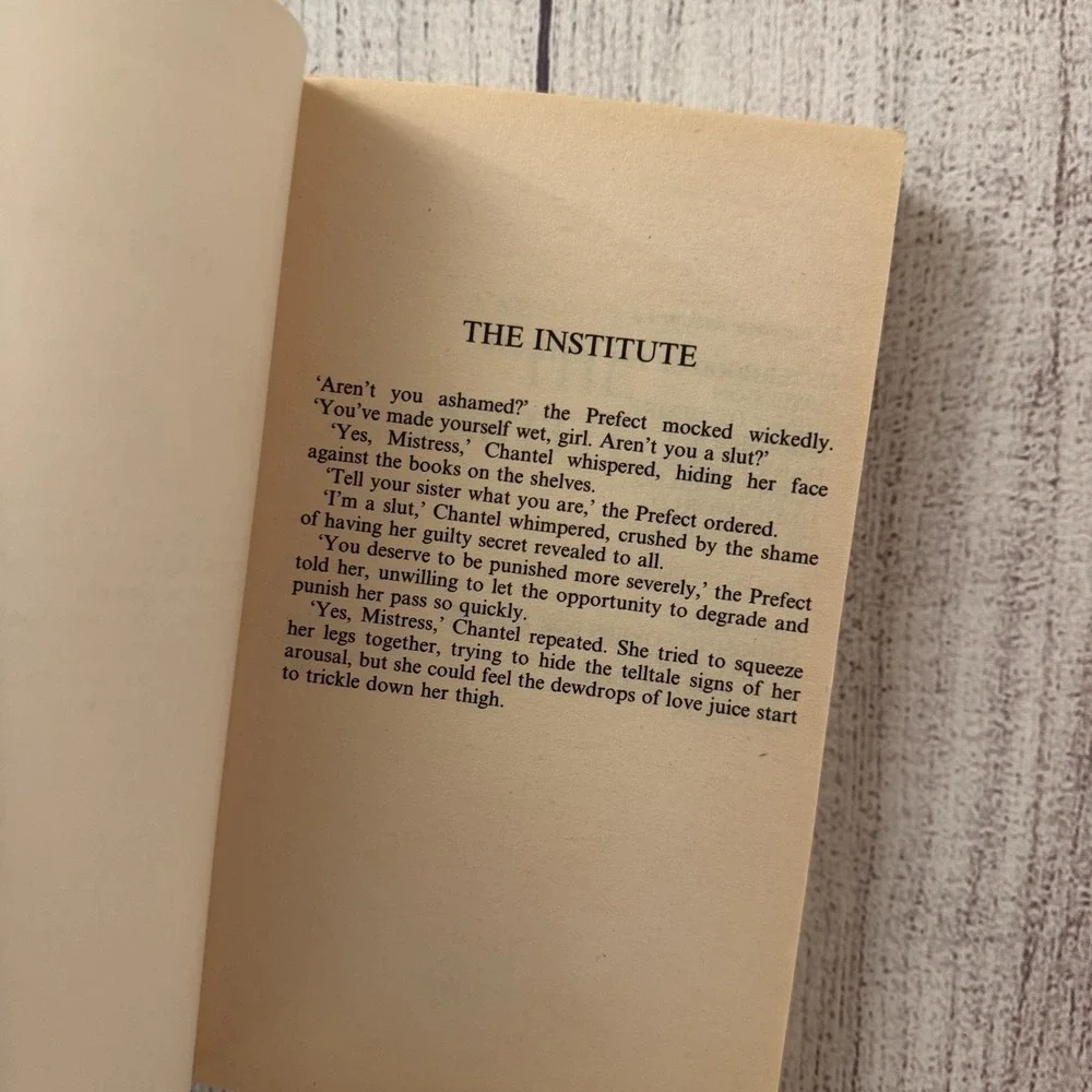 The Institute Maria Del Rey Nexus Classic 1999 BDSM Erotic Fiction Paperback PBK